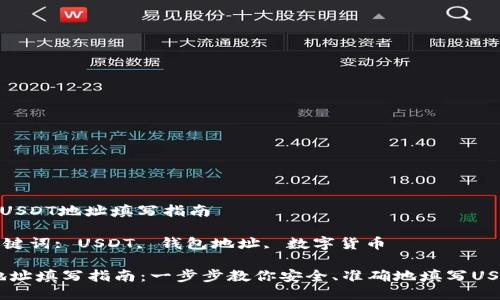 主旨: USDT地址填写指南

相关关键词: USDT, 钱包地址, 数字货币

USDT地址填写指南：一步步教你安全、准确地填写USDT地址