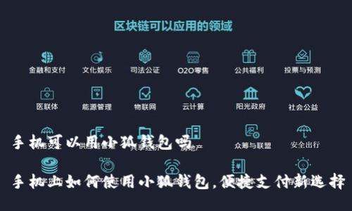 手机可以用小狐钱包吗

手机上如何使用小狐钱包，便捷支付新选择