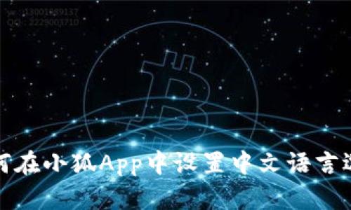 如何在小狐App中设置中文语言选项
