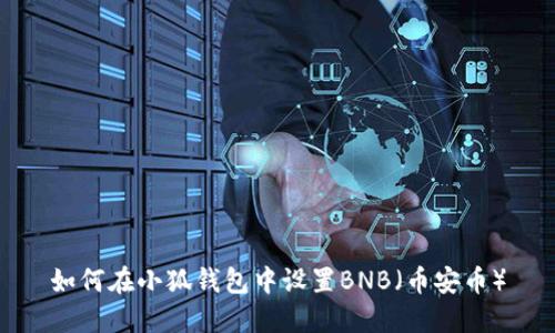 如何在小狐钱包中设置BNB（币安币）