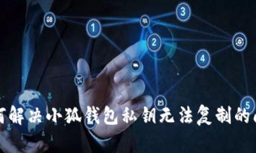 如何解决小狐钱包私钥无法复制的问题