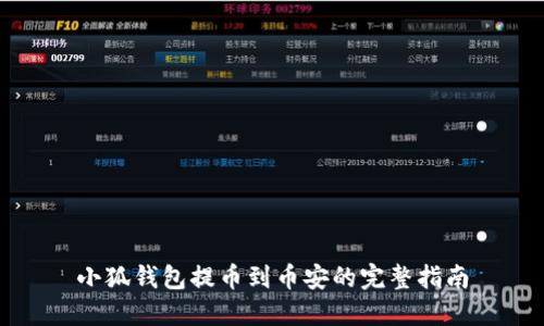 小狐钱包提币到币安的完整指南